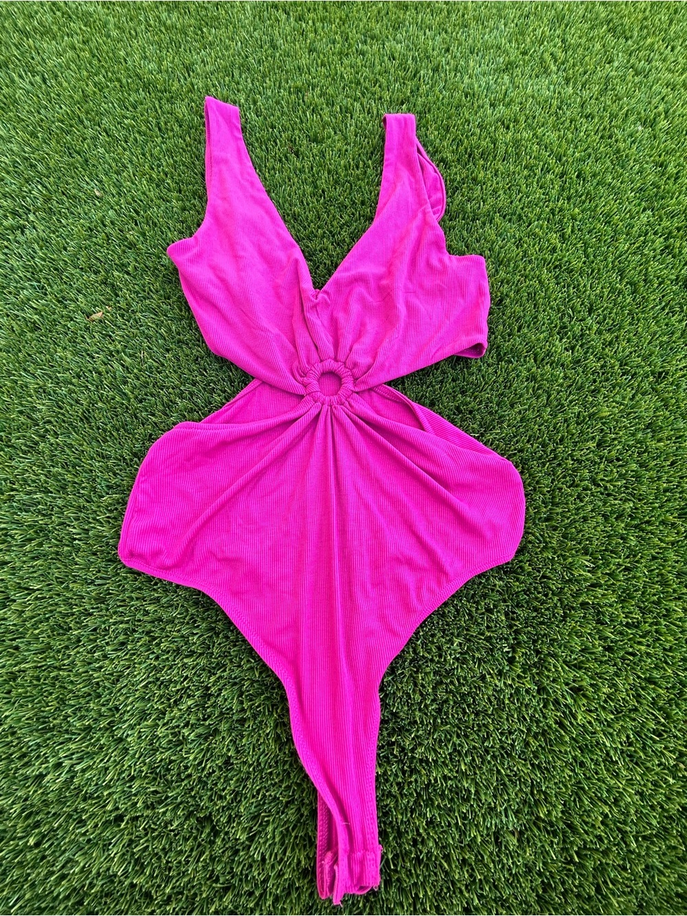 Deep pink purple bodysuit